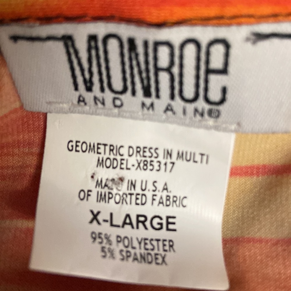 Monroe & Main Stretchy Shift Colorful Career Office Casual Church Vacation Dress - Picture 12 of 14